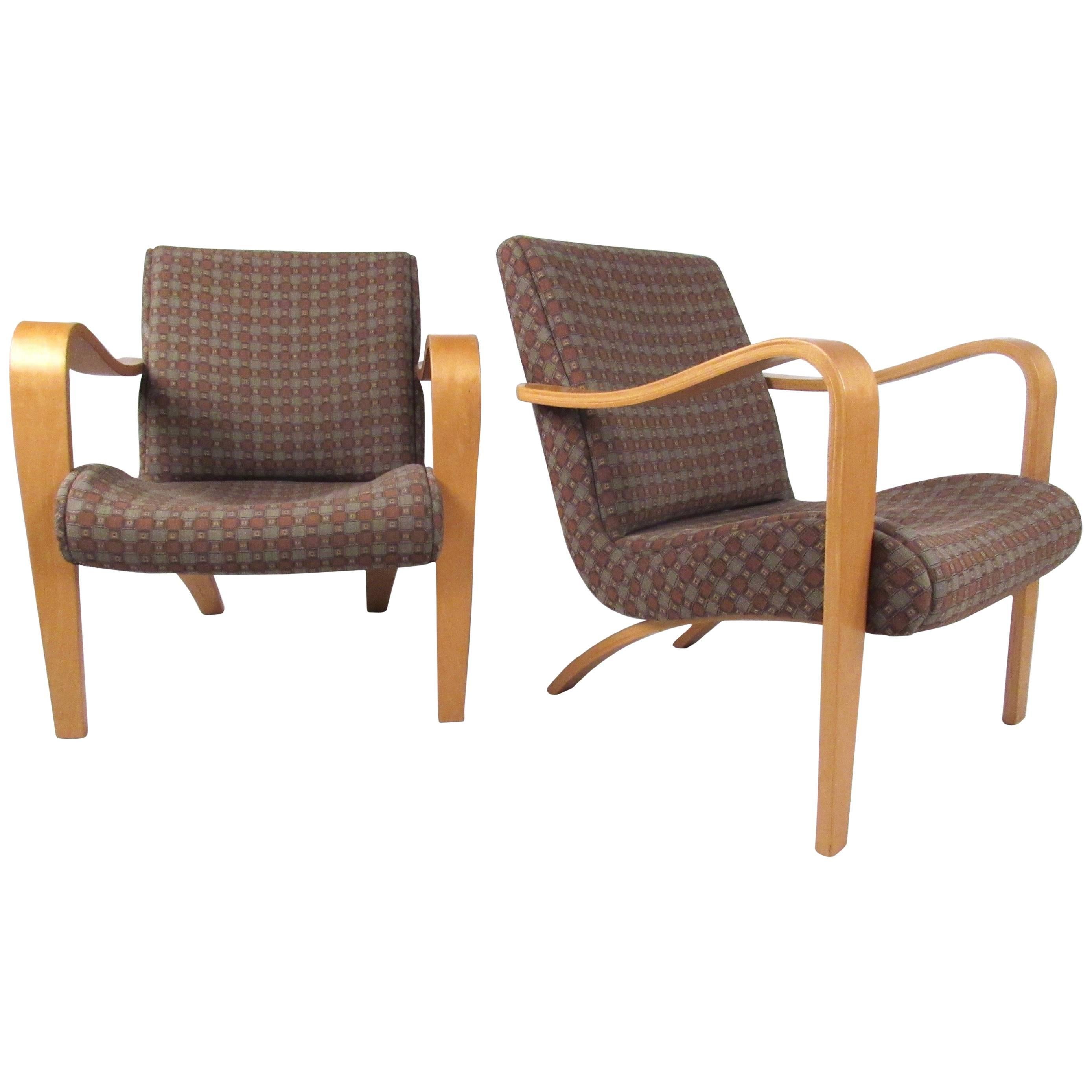 Pair of Thonet Lounge Chairs