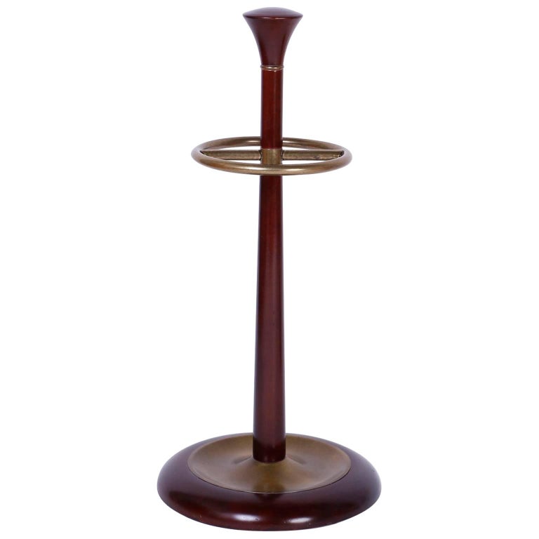 Quirky Leather Umbrella Stand, or Wwi Moulded Leather Artillery Shell
