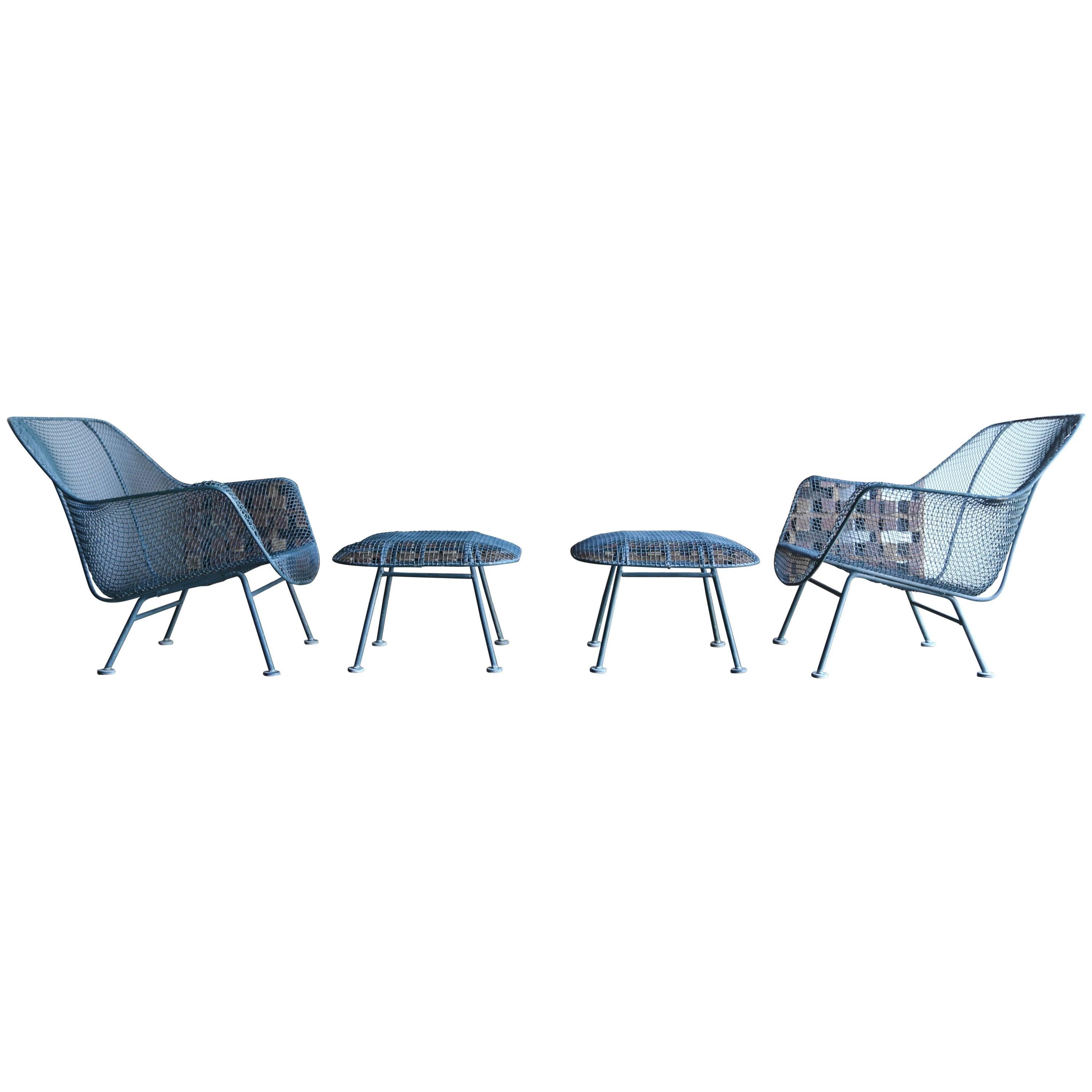 Pair of "Sculptra" Lounge Chairs by Russell Woodard