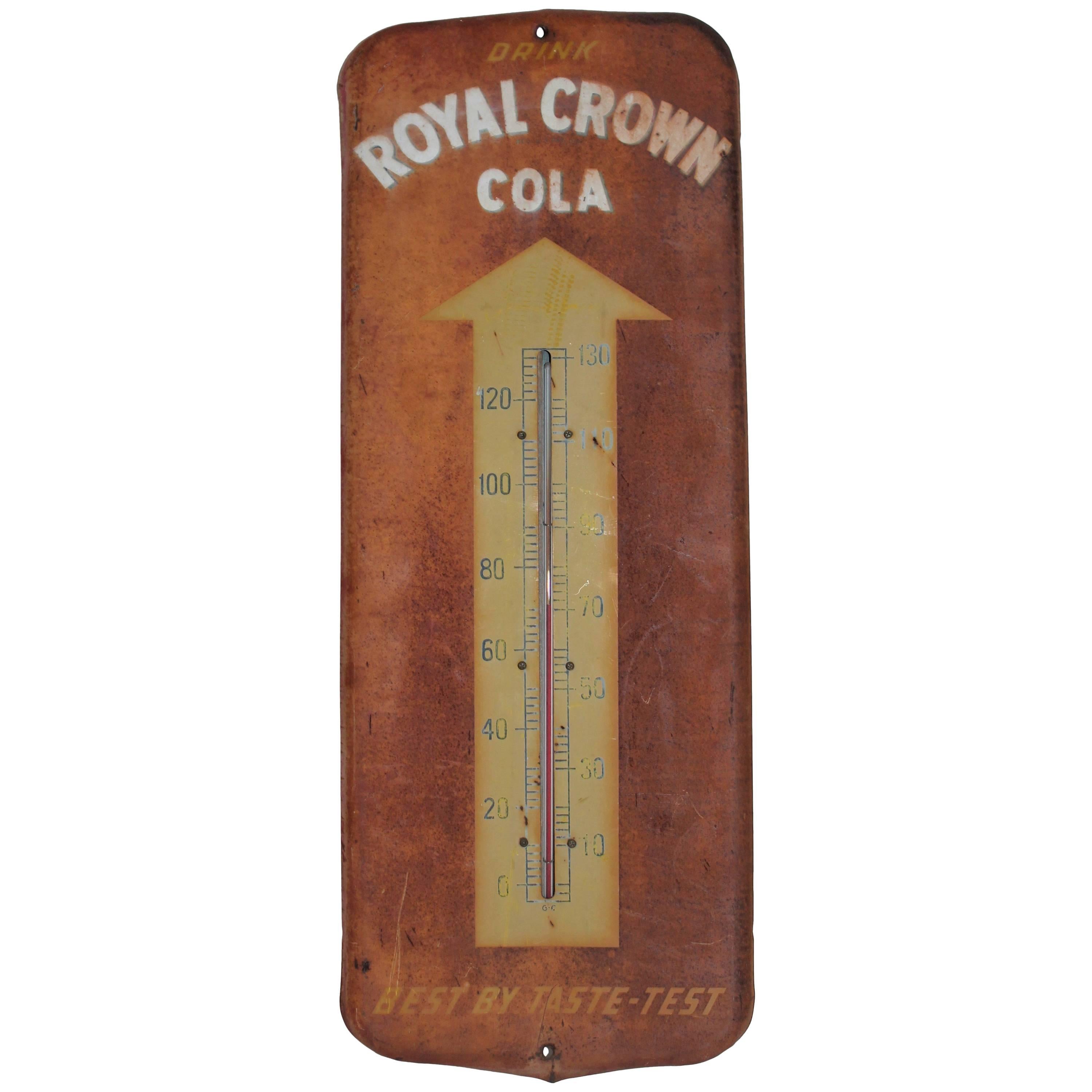 Royal Crown Cola Thermometer / Sign