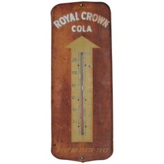 Vintage Royal Crown Cola Thermometer / Sign