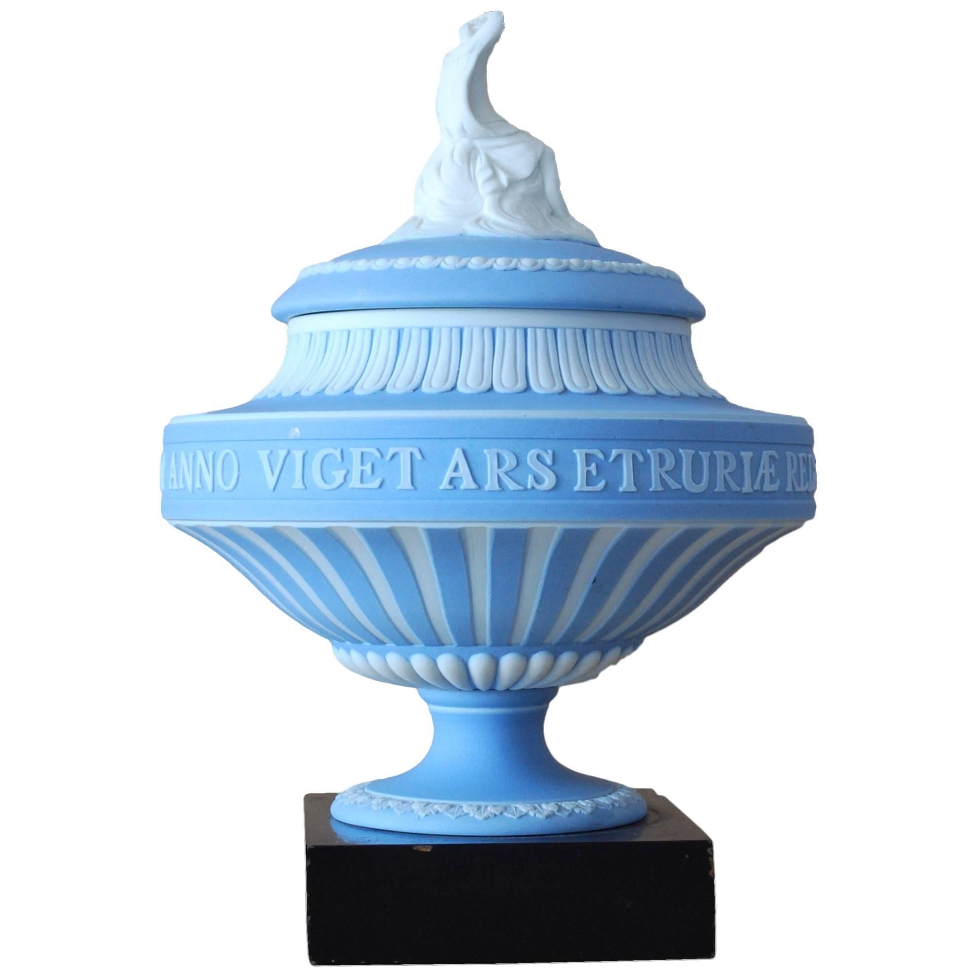 Apollo Vase, for the Wedgwood Bicentenary 'Pale Blue Jasper, ' Wedgwood, 1930