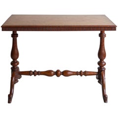 Anglo-Ceylonese Solid Satinwood Side Table, circa 1840