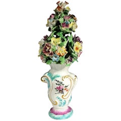 Derby Flower Urn with Pinnacle of Flowers, circa 1770