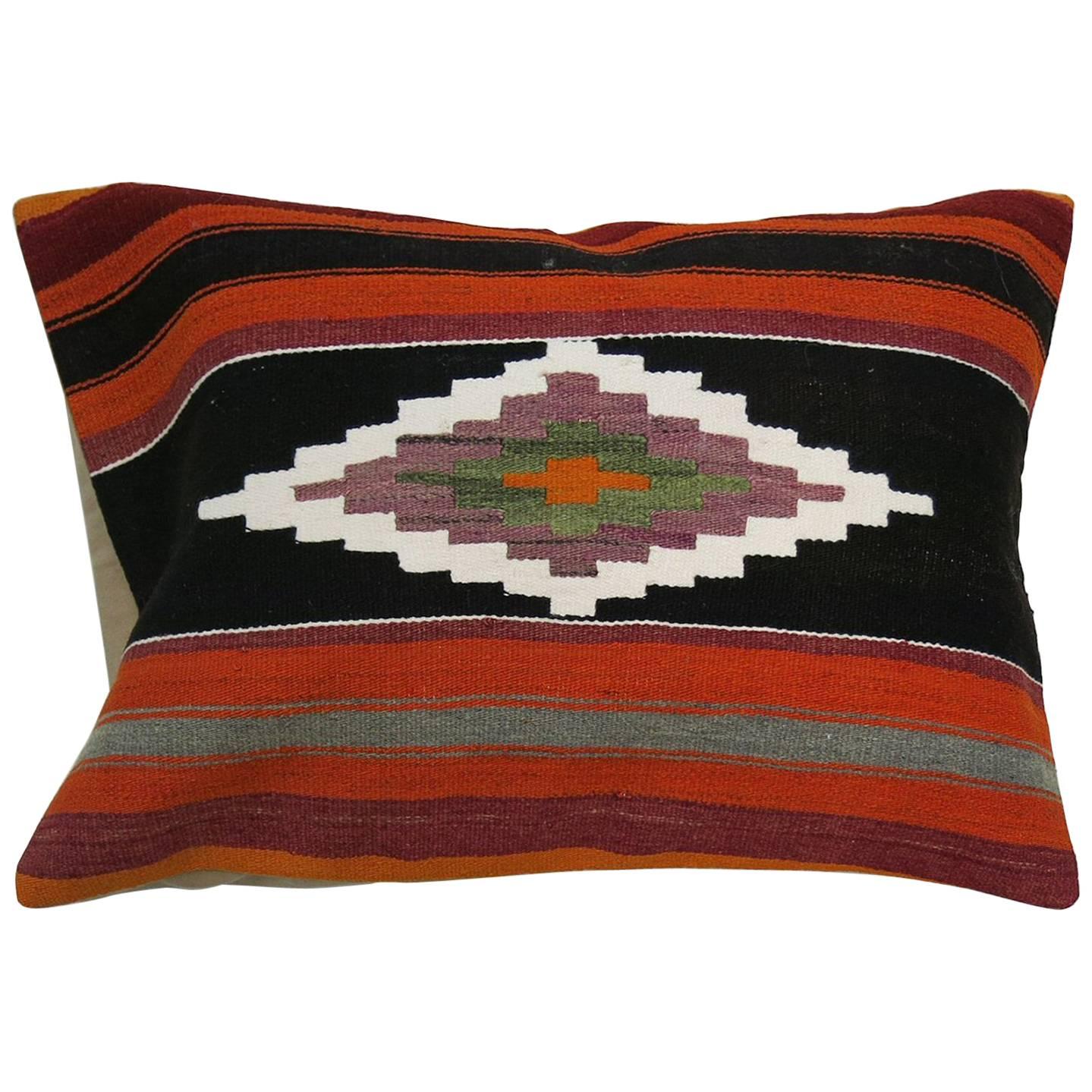 Large Turkish Kilim Pillow