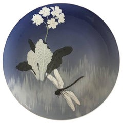 Royal Copenhagen Motif Platter with Unique Decoration No. 6865 by Marianne Höst
