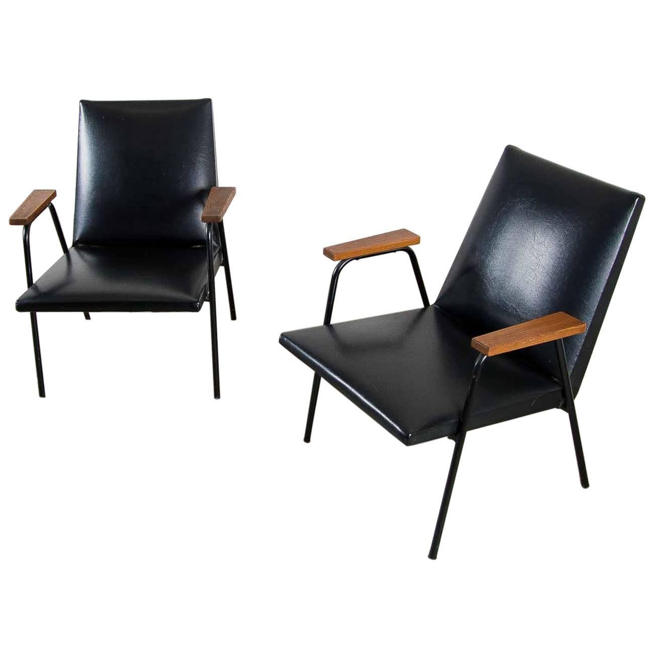 Two Easy Chairs by Pierre Guariche