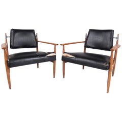 Pair of Midcentury Armchairs by Selrite