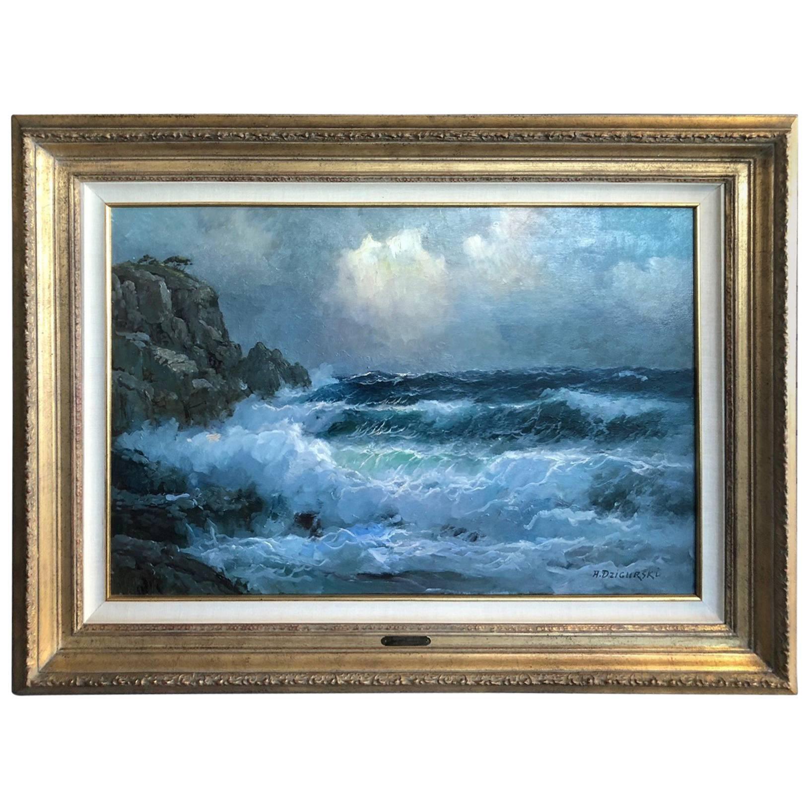 Seascape Painting "Heaven and Sea" by Alexander Dzigurski