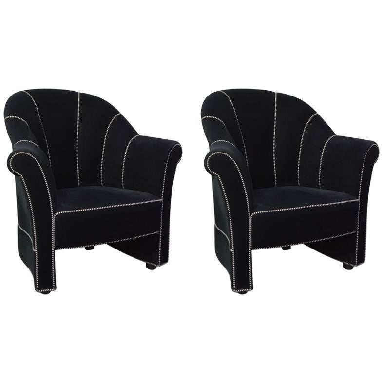 Pair of Haus Koller Collection Armchairs by Josef Hoffman For Sale