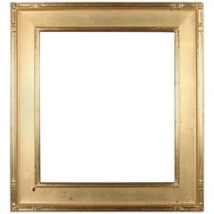 Arts & Crafts Newcomb Macklin School Gold Giltwood Art Frame, 20th Century