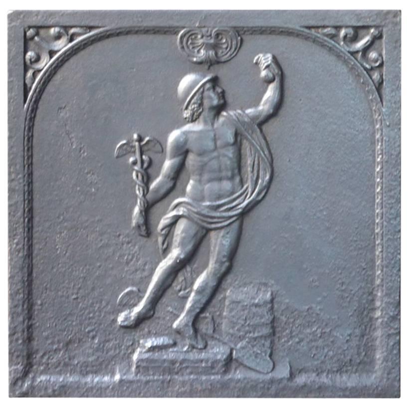 Französischer „Mercury“-Kaminschirm/Rückenplash aus dem 19. Jahrhundert im Angebot