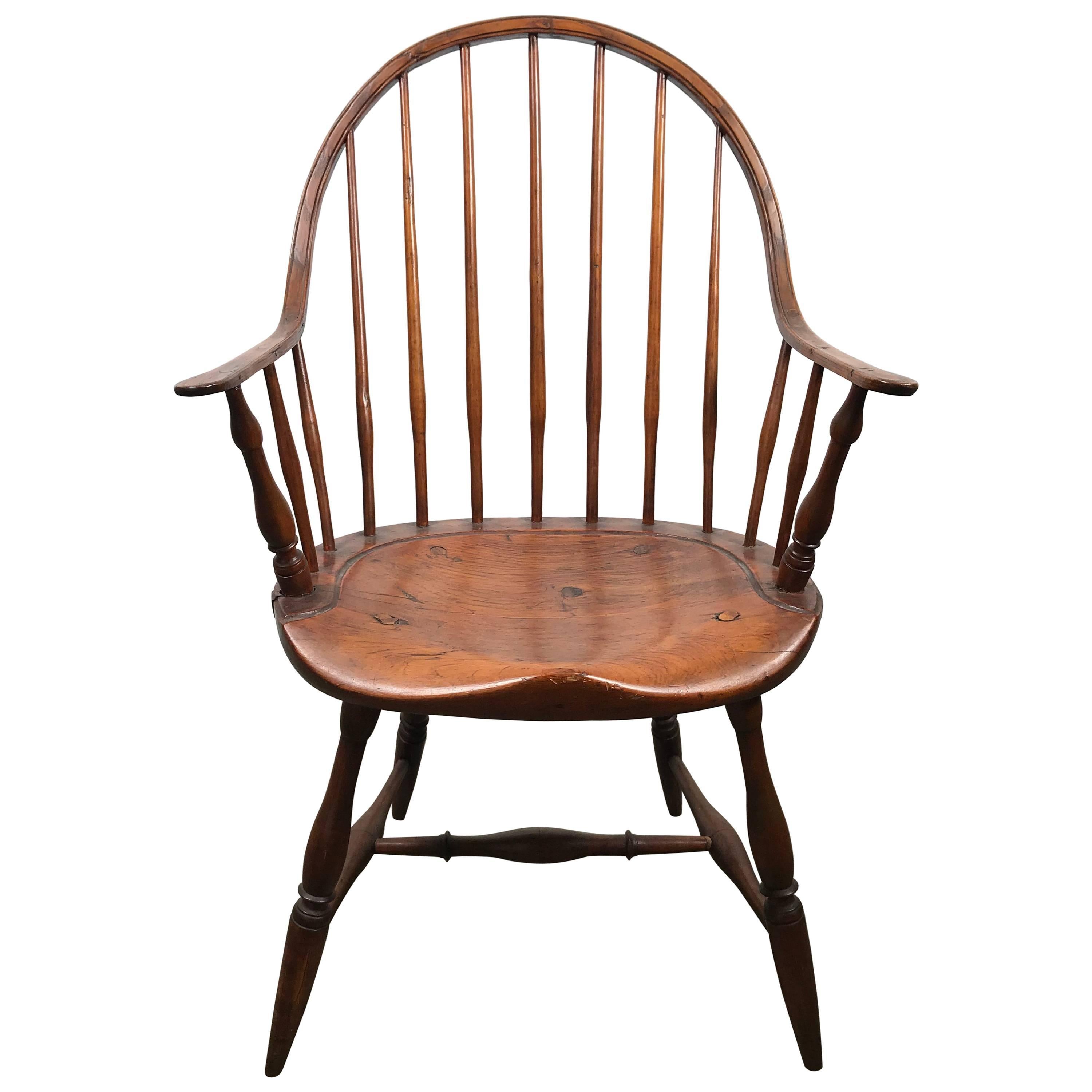 Early Continuous Windsor Chair Attributed to Ebenezer Lacy, circa 1780