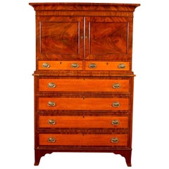 Antique American Federal Secretary, circa 1810