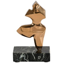 Françoise Catalàa Darpeix, Polished Bronze Sculpture, France, 1979