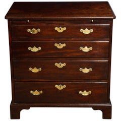 George II Mahogany Bachelor's Chest of Drawers, English, circa 1750 in Stock