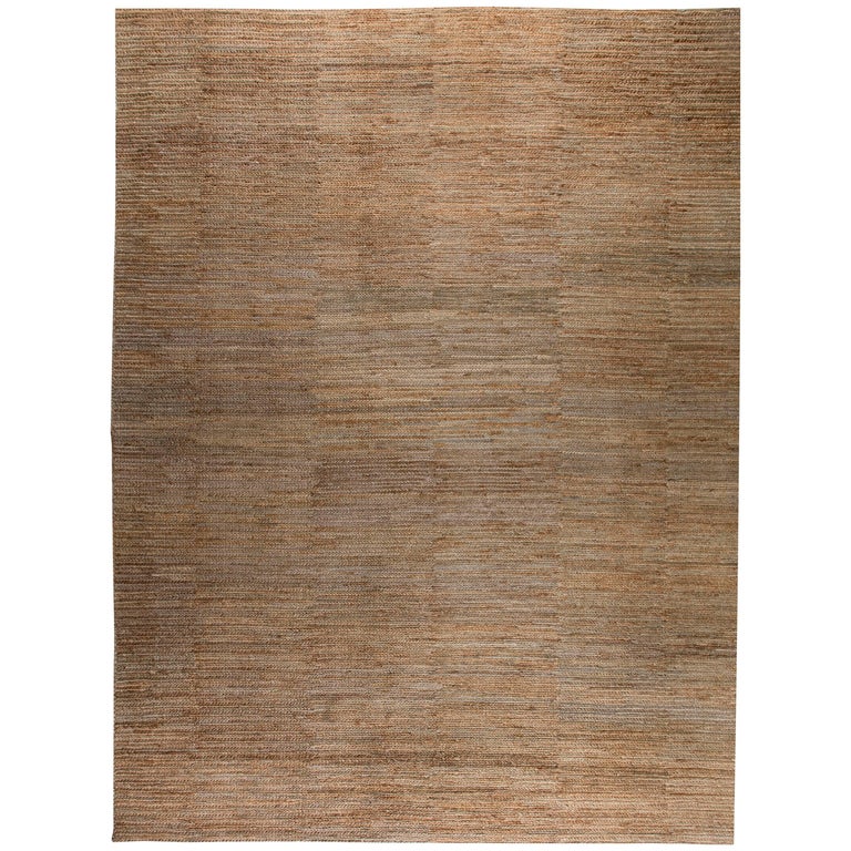 Oversized Contemporary Hemp Rug For Sale at 1stdibs
