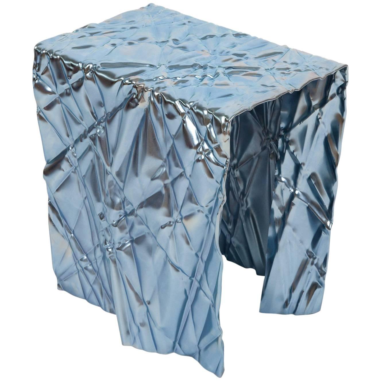 Christopher Prinz "Wrinkled Stool" in Zinc Nickel (Raw) For Sale