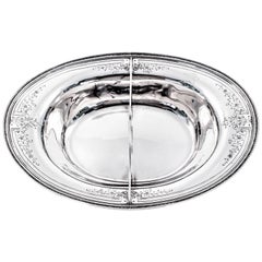 Oval Dish with Divider