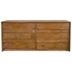 Paul Frankl Double Low Chest, Midcentury