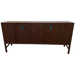Mid-Century Modern Walnut Credenza by Ray Sabota for Mount Airy