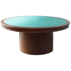 Vintage Mid-Century Modern Poker Game Table