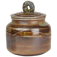 Michael Casson Studio Pottery Lidded Jar, 20th Century