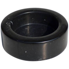 1960s by Angelo Mangiarotti for Knoll Design Black Marble Ashtray