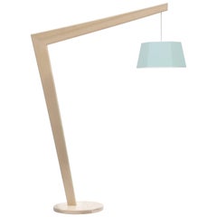  Contemporary Scandinavian Design "Grue" Floor Lamp in Oiled Ash 