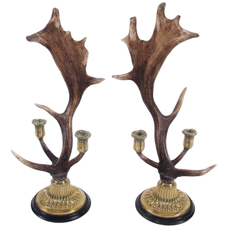 Antler Candelabra as Featured by House and Garden Magazine, November