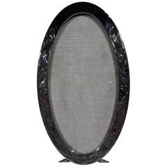 Pretty American Edwardian Sterling Silver Oval Picture Frame