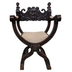 Chaise de style Renaissance du 19e siècle