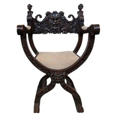Chaise de style Renaissance du 19e siècle