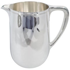 Tiffany Modern Sterling Silver Water Pitcher