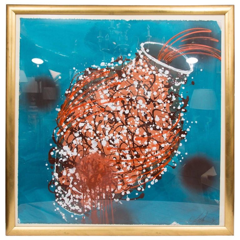 Contemporary MixedMedia Painting For Sale at 1stdibs