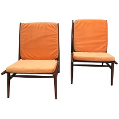 Pair of ISA Italian Club Chairs
