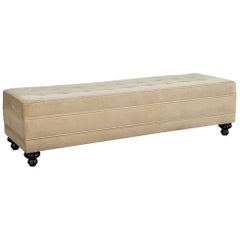 Custom Upholstered Long Bench