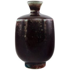 Friberg Studio Hand Ceramic Vase, Unique, Aniara Glaze