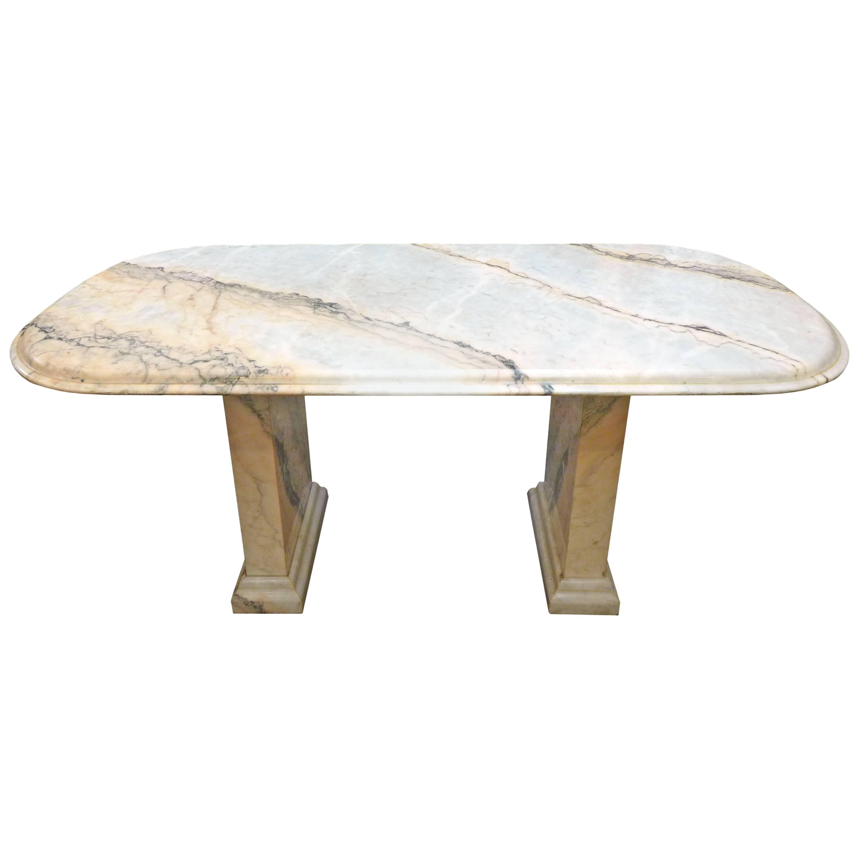 Italian Marble Dining Table