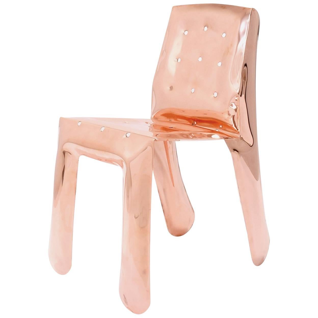 Chippensteeel 0.5 Chair by Zieta Prozessdesign, Copper Version For Sale