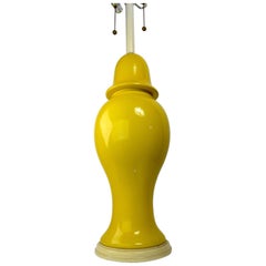 Over Scale Table Lamp of Ginger Jar Form