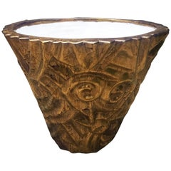 Edouard Cazaux, Large Art Deco Ceramic Vase, circa 1930