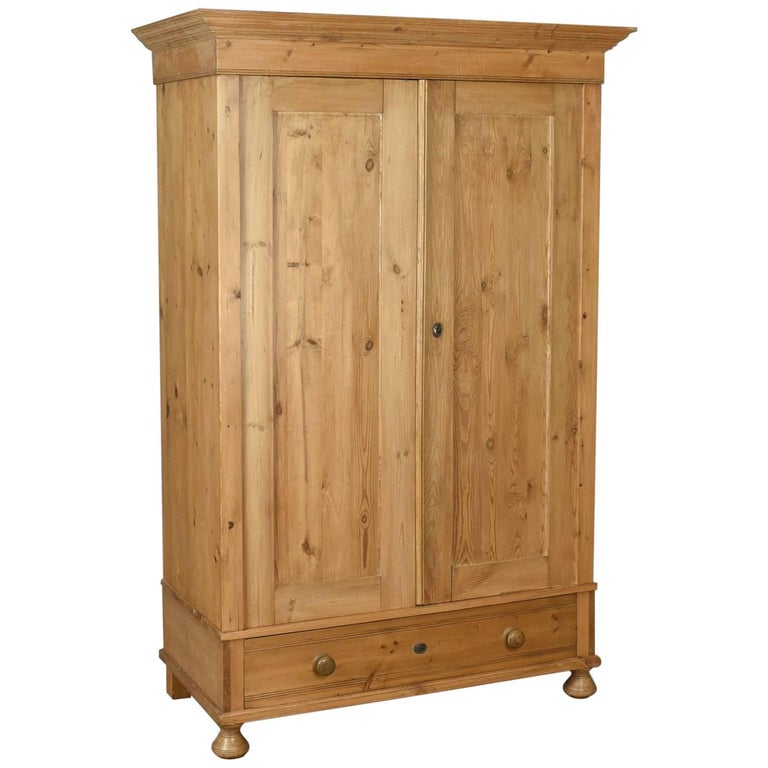 Antique Wardrobe, French, Pine, Compactum, Cupboard, circa 1900 at 1stDibs compactum wardrobe