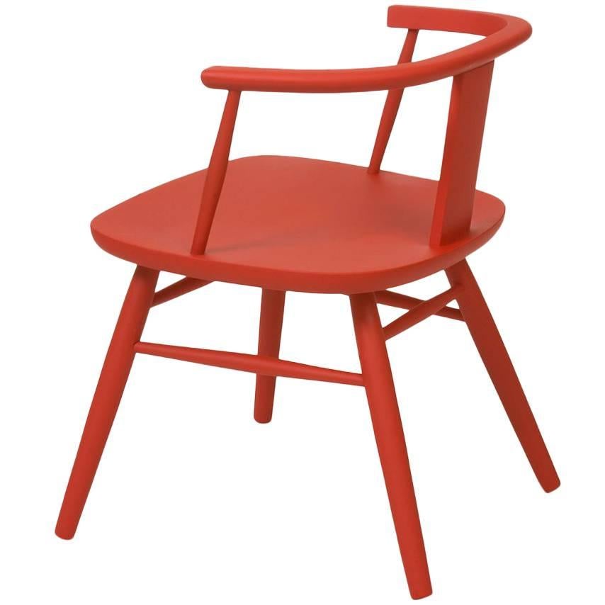 Minimal Maun Windsor Dining Chair Handcrafted in Africa by Mabeo Furniture For Sale