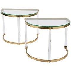 Semi-Circular Side Tables