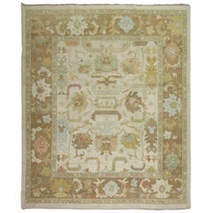 Vintage Inspired Room Size Turkish Oushak