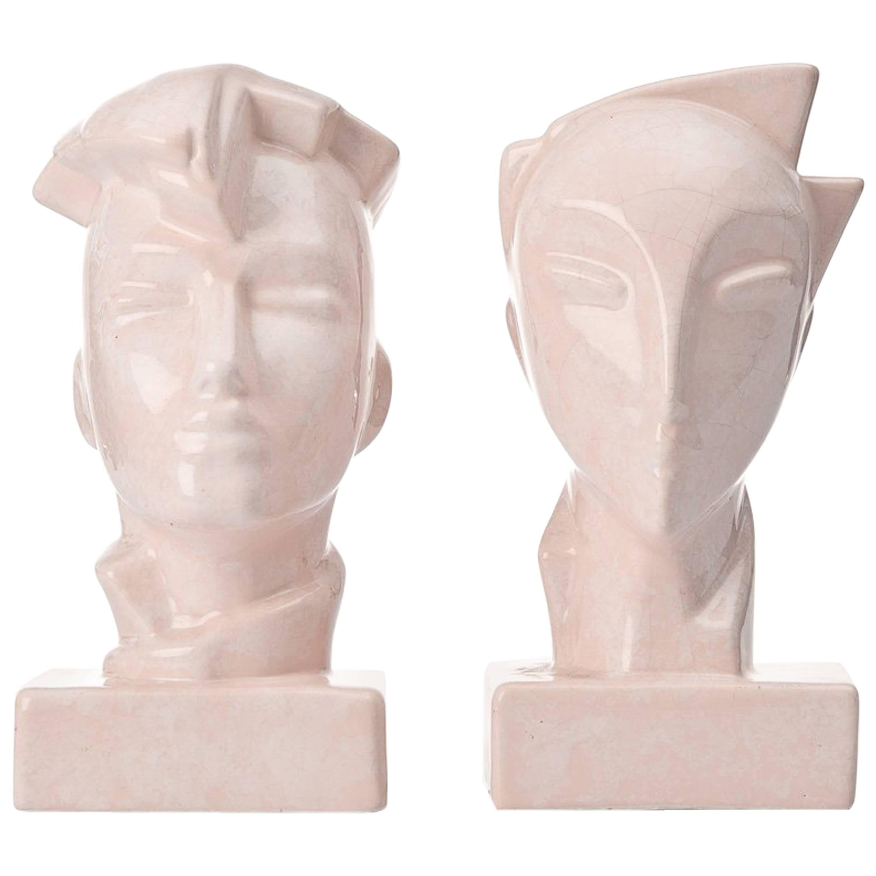 Disco Ceramic Heads, circa 1983 For Sale