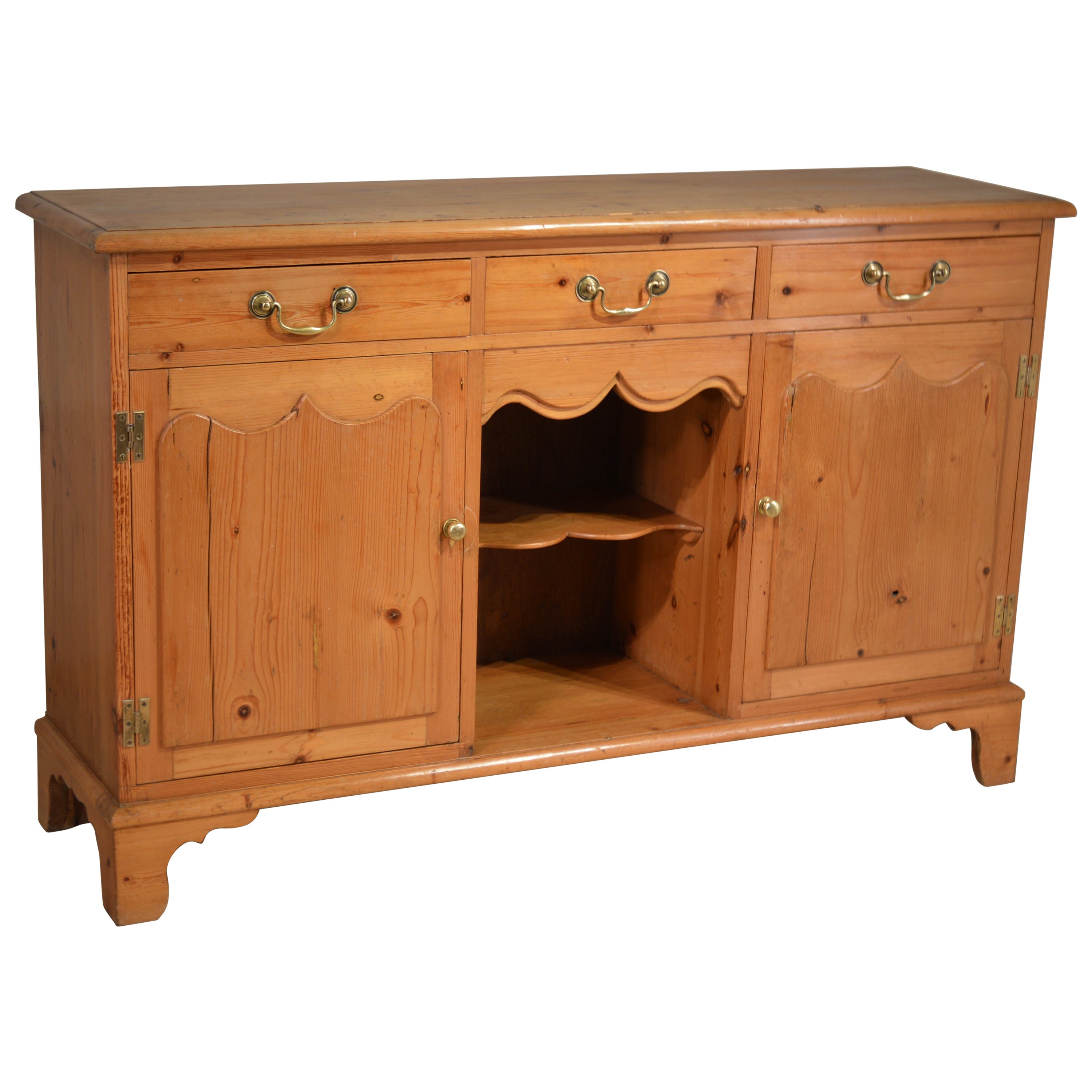 19th Century English Pine Welsh Dresser For Sale at 1stDibs