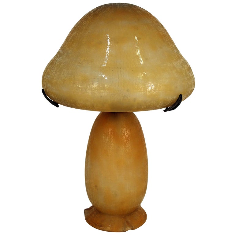 Art Deco AcidEtched Glass Table Lamp by Daum Nancy at 1stDibs