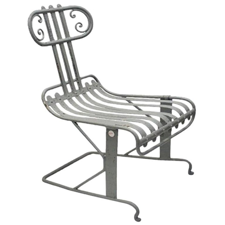 Metal Garden Chair For At 1stdibs Metal Garden Chair For